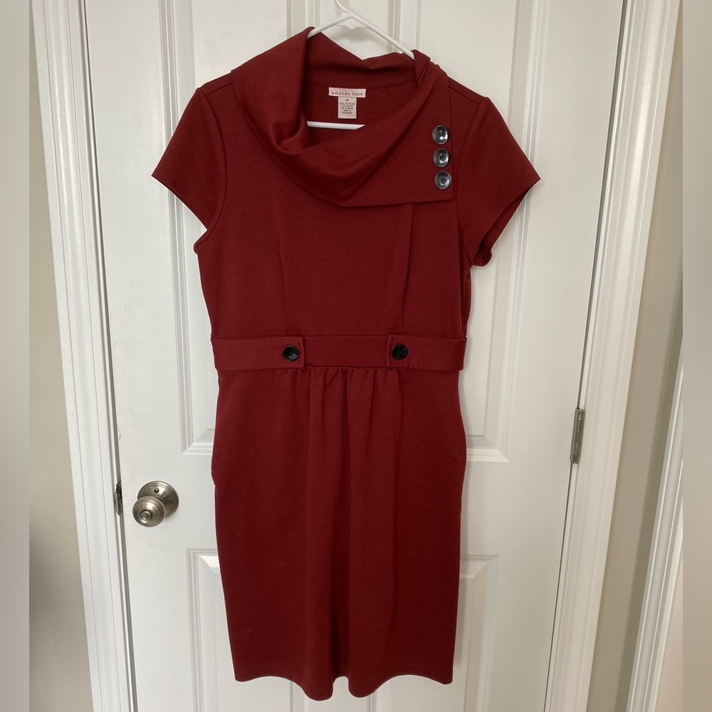 🌺Amanda Lane (M) Dark Red Dress🌺